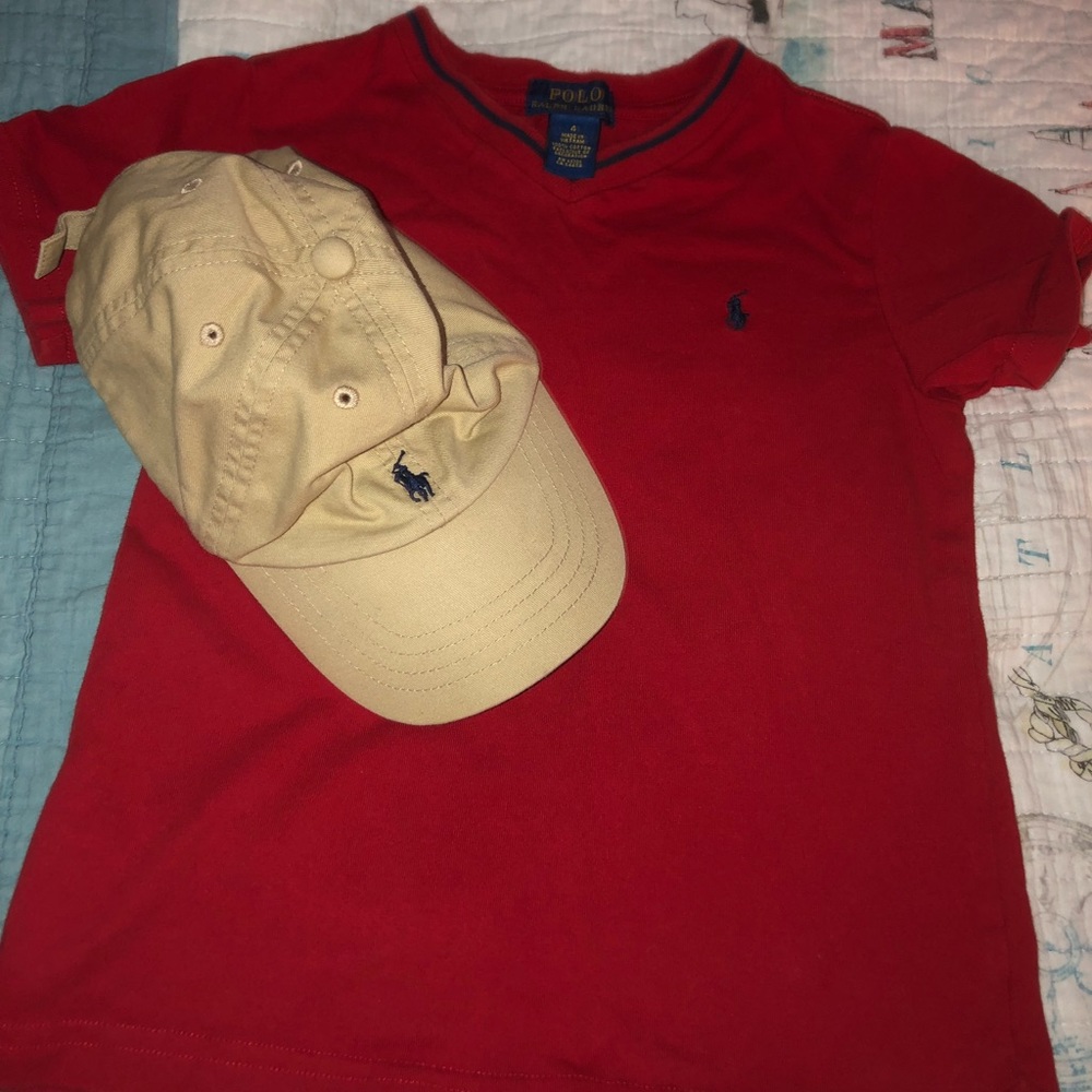 Polo V neck with hat